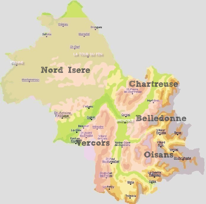 carte interactive isere